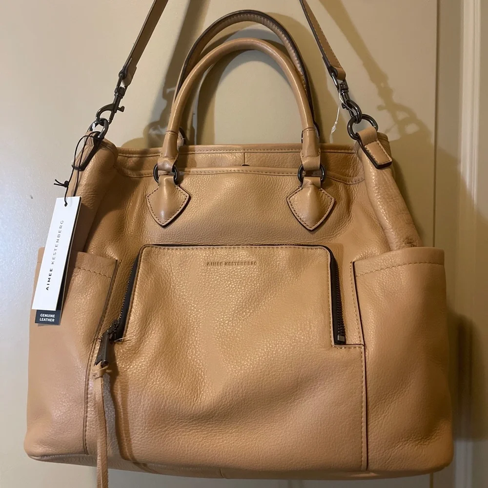 COPY - Aimee Kestenberg Leather Sunbury Tote Vachetta NWT - Picture 3 of 7